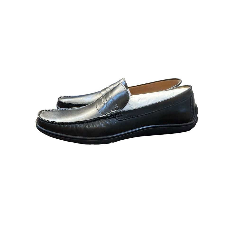 Johnston & Murphy Nichols Penny Black Full Grain Mens Size 12